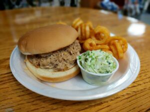 Chopped Carolina BBQ Sandwich