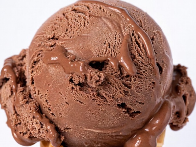Dutch Chocolate Blue Bell Ice Cream Cone