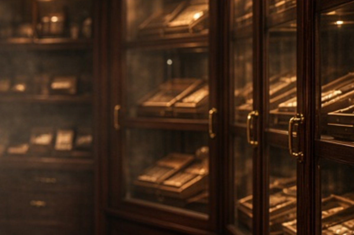 Walk-in cigar humidor at Southland Trade in Moyock, NC