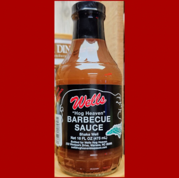 Well's BBQ Sauce 16oz (NC style vinegar based)